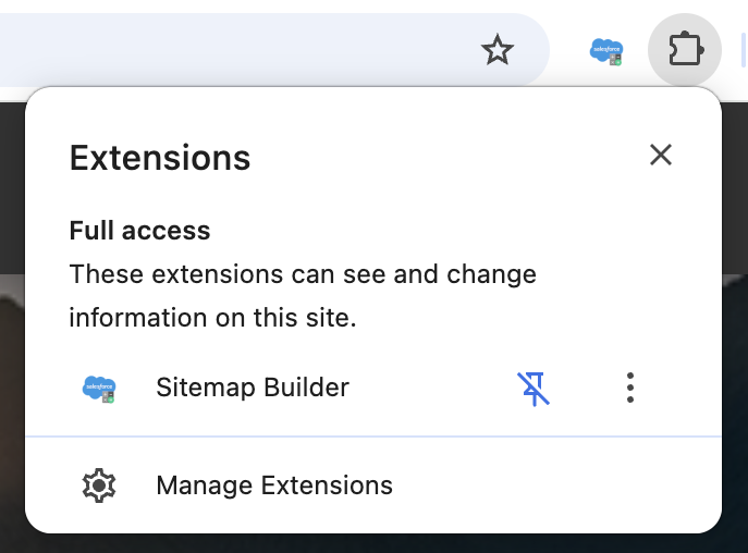 Pin Chrome Extension to Toolbar
