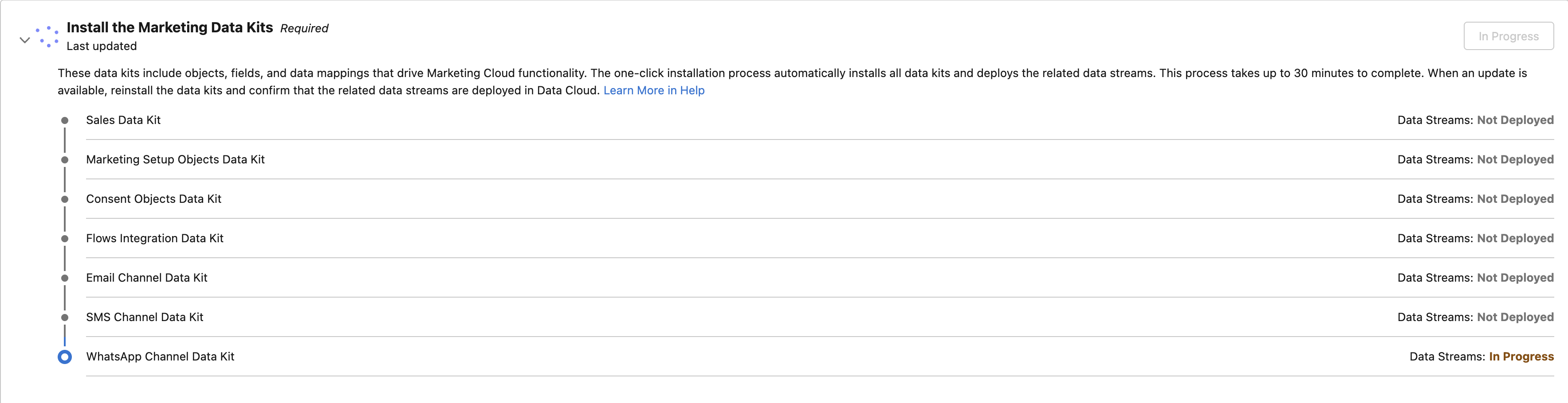 Install Marketing Cloud Data Kits in Data Cloud Setup