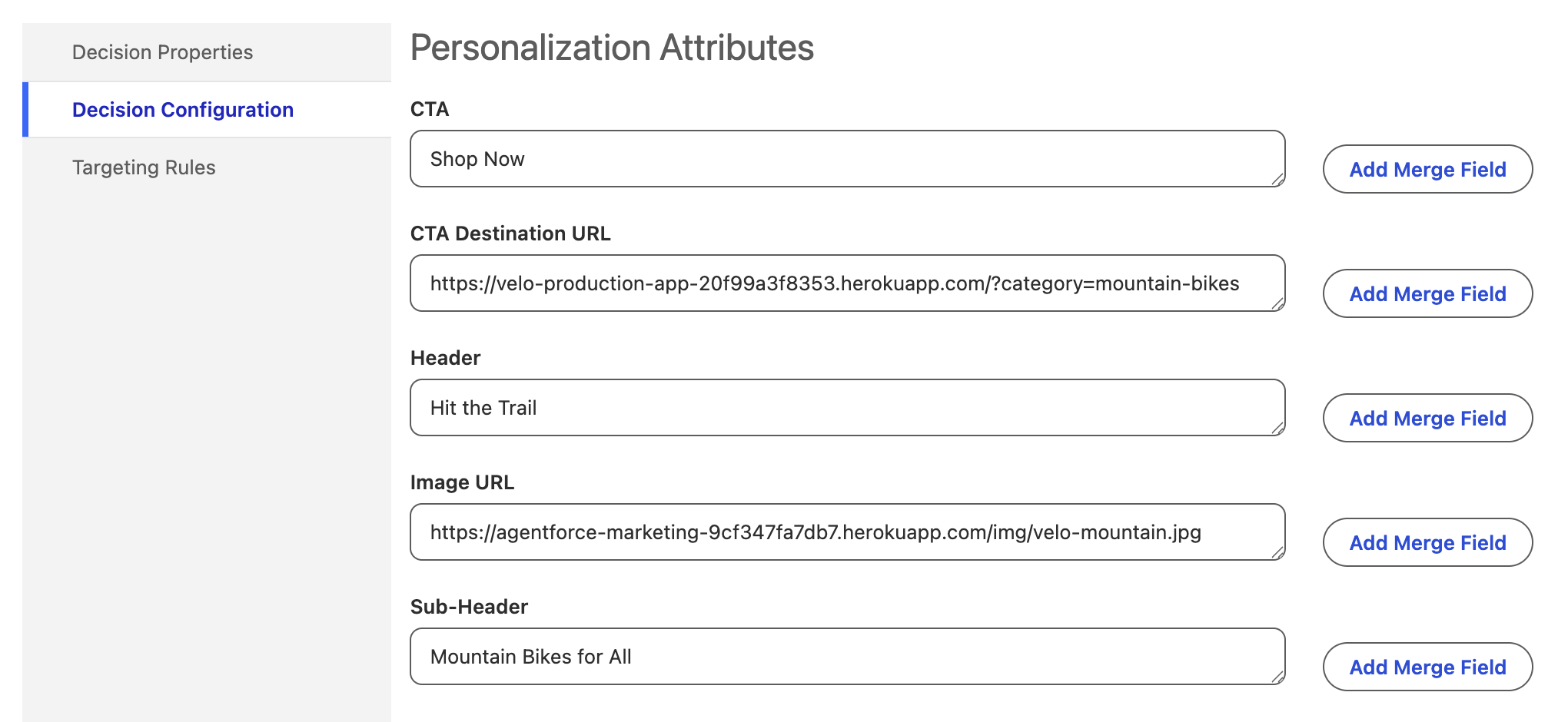 Personalization Attributes in Personalization Decision