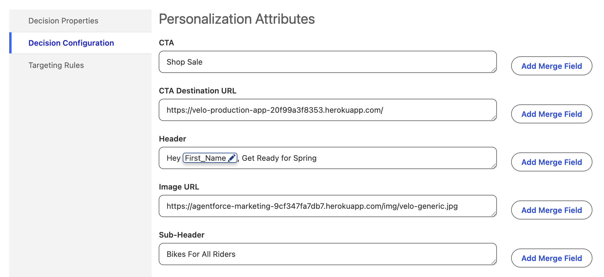 Targeting Rule in Personalization Decision