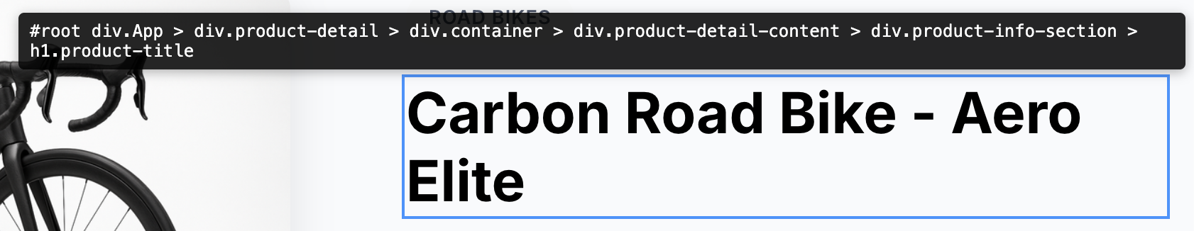 Identify product name on webpage